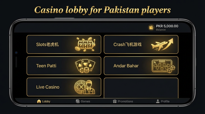 Lobby view of Keyword for Pakistan users